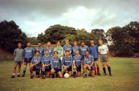 Team Photo - just before we lost 5-0 to Malawi